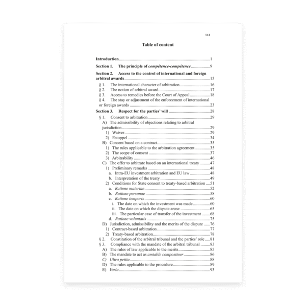 Sommaire-livre-Lex-Arbitri-1